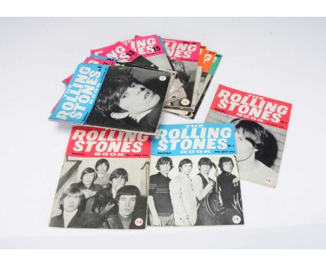 The Rolling Stones Monthly Magazines, Issues Number One to Number Thirty complete - generally all in very good condition