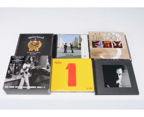CD Albums, approximately one hundred and twenty CDs of various genres with artists including Pink Floyd, Motorhead, The Beatl