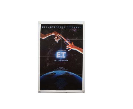 E.T. The Extra Terrestrial (1982) US One Sheet, US One Sheet Poster for the classic Spielberg Sci-fi adventure - ' His Advent