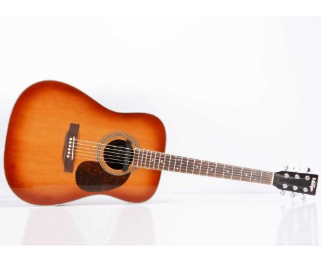 Vintage Semi Acoustic Guitar / Conrad Guitar, Vintage semi acoustic Guitar V400 SB with new strings good condition with odd l