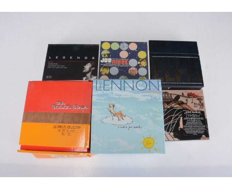 Sixties Box Sets, ten CD Box Sets of mainly Sixties artists comprising John Lennon, Paul McCartney, The Beach Boys, Elvis, Bi