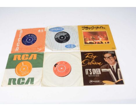 7" Singles, approximately two hundred singles and EPs of various genres with artists including Jimi Hendrix, Rolling Stones, 