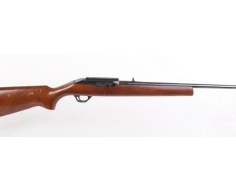 .22 Churchill Kassner, semi automatic rifle, ten shot rotary magazine, open sights, no.10041 The Purchaser of this Lot requir