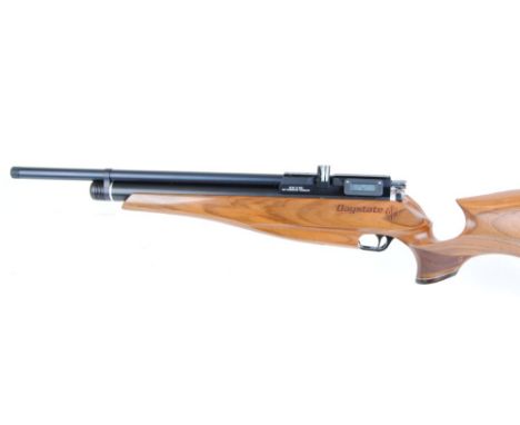 .22 Daystate Mk4, pre charged air rifle,10 shot rotary magazine with digital read out, boxed, as new with handbook and lock
