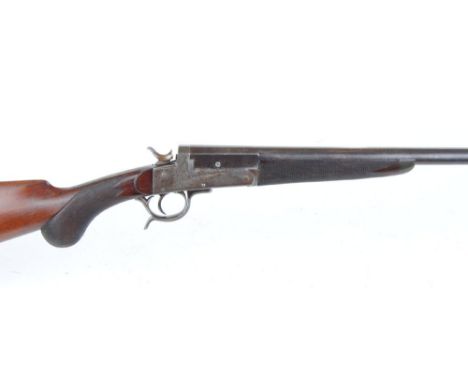 .410 (former Rook Rifle) hammer by Charles Lancaster, 26 ins barrels inscribed  Charles Lancaster 151 New Bond Street , 3ins 