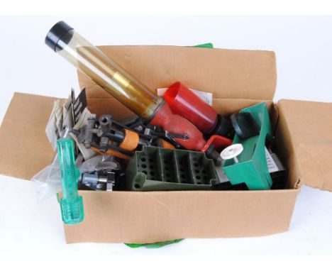 Lyman bullet lube sizer, Pacific powder dispenser, Lee auto powder scales, RCBS powder scales, kinetic bullet puller, etc.