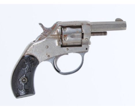 .22 Harrington & Richardson, 7 shot double action revolver, 1,5/8 ins octagonal barrel stamped H & R Arms Co. USA. chromed ac
