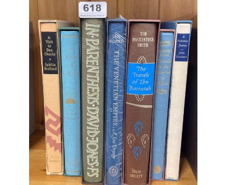 Folio Society: Seven volumes on journeys or travels.