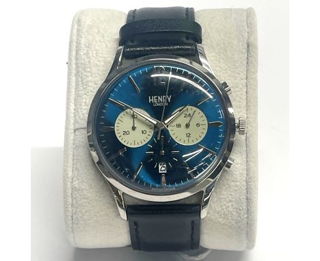 A gents Henry wrist watch.