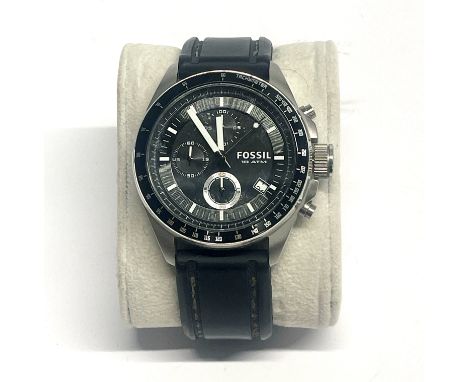 A gents Fossil wrist watch.