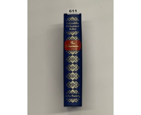 Folio Society: A single half leatherbound volume of the Baburnama.