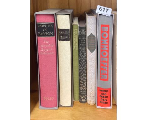 Folio Society: Six volumes (two unboxed) letters and journals.