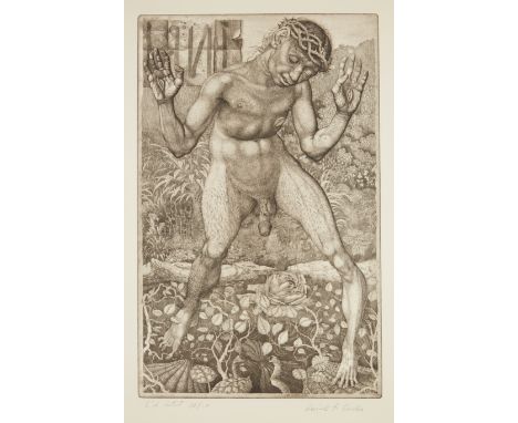 Daniel Freidemann Fuchs,&nbsp;Austrian, b.1950-&nbsp;The man of passion 1974;&nbsp;etching on wove,&nbsp;indistinctly signed 