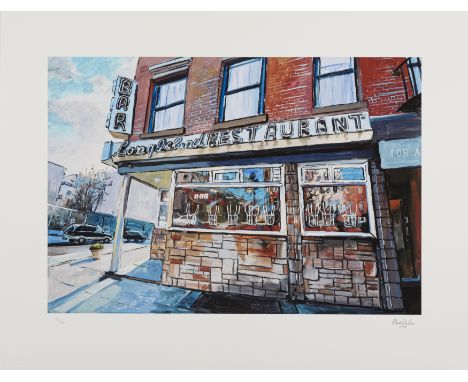 Bob Dylan, American b.1941-Myrtle Avenue, Brooklyn, 2019;giclée print in colours on archival 100% cotton mould made Magnani 1