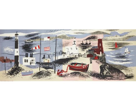 John Piper CH,  British 1903-1992, Nursery Frieze I [Levinson 8], 1936; lithograph in colours on wove,   printed by Waterlow 
