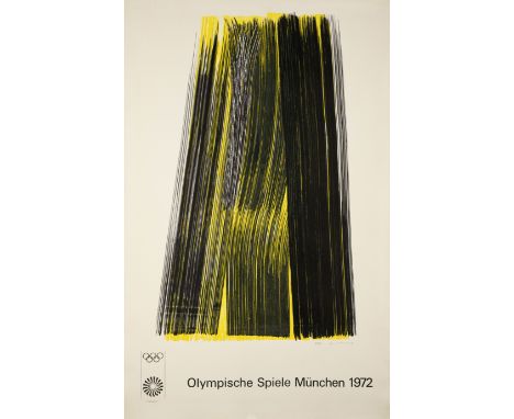 Hans Hartung,&nbsp;German/French 1904-1989,&nbsp;Olympische Spiele M&uuml;nchen, published by the Olympic Committee, Munich,1