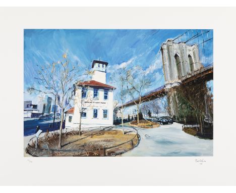 Bob Dylan, American b.1941-Little Factory For Ice Cream, 2019;giclée print in colours on archival 100% cotton mould made Magn