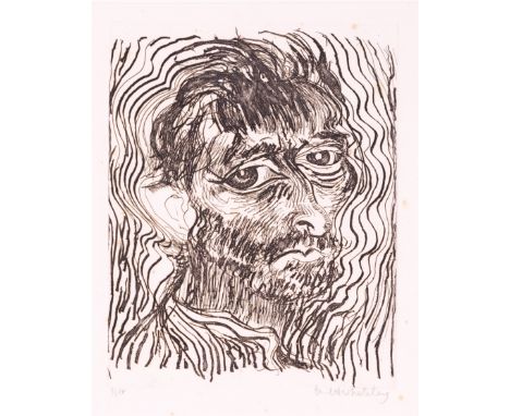 Brett Whiteley,&nbsp;Australian 1939-1992,&nbsp;Self Portrait, One Of A Dozen Glimpses, from Another Way Of Looking At Vincen