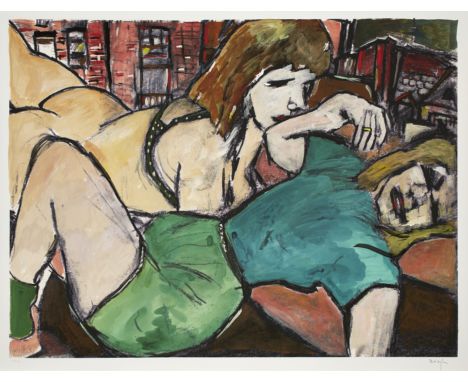 Bob Dylan,  American b.1941-The Drawn Blank Series: Two Sisters (large format), 2008;giclée print on Hahnemühle wove,   signe