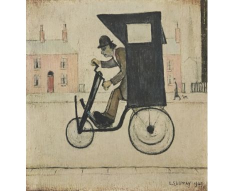 Laurence Stephen Lowry RBA RA,  British 1887-1976, The Contraption, 1949; lithograph in colours on wove,  after the painting 