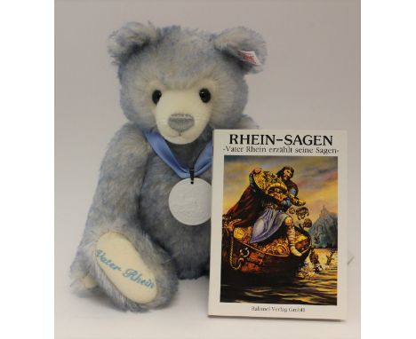 Steiff: A limited edition Steiff bear, contained within bag, 00099/2000, 671197, Father Rhein Deutschland bear 2002, together