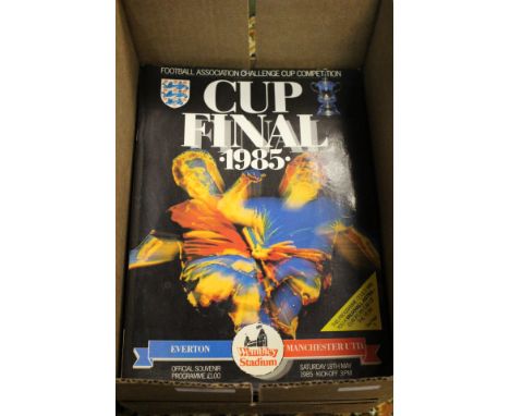 The Gerald Mortimer Collection: A collection of various Cup Final programmes to include: Welsh Cup: Bangor v. Cardiff City 19