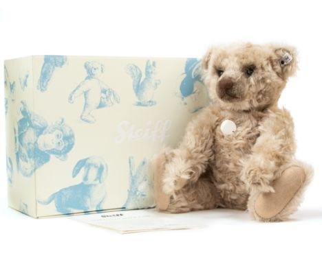 Steiff: A boxed Steiff 1906 Replica teddy bear, 45cm height, limited edition, no. 268/750, 403064, working growler, with cert