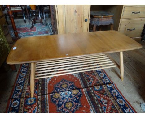 An ercol coffee table.