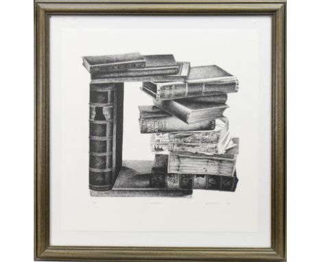 * JAMES MCDONALD (SCOTTISH), REVOLUTION lithograph, signed, titled, dated 1990 and numbered 5/50 in pencil 58cm x 56cm Mounte