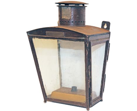 Great Eastern Railway Station Platform Lamp brass plated COLTISHALL. In original condition. Opened in 1879, the station was b
