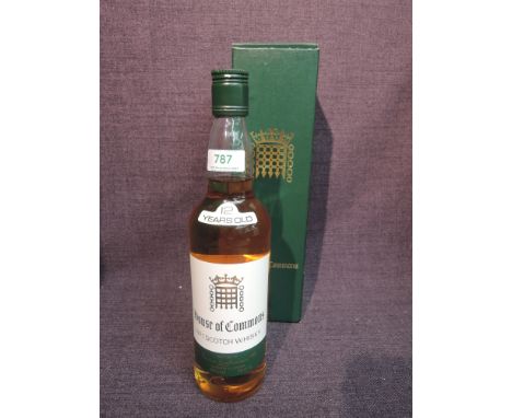 A bottle of House of Commons 12 Year Old Blended No 1 Scotch Whisky, 40% vol, 70cl in card box