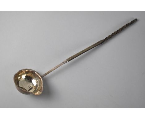 A Georgian Toddy Ladle with Baleen Handle 