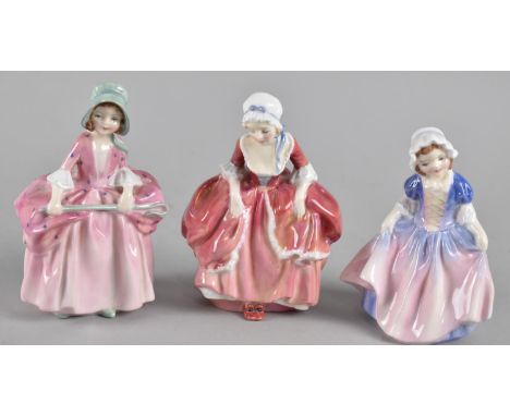 Three Royal Doulton FIgures, Bo Peep, Dinky Doo and Goody Two Shoes 