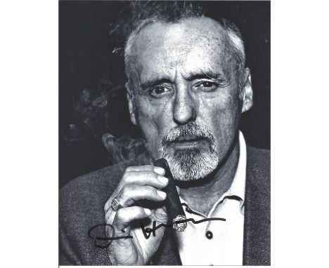 Dennis Hopper signed 10x8 b/w photo. Good Condition. All signed items come with our certificate of authenticity. We combine p