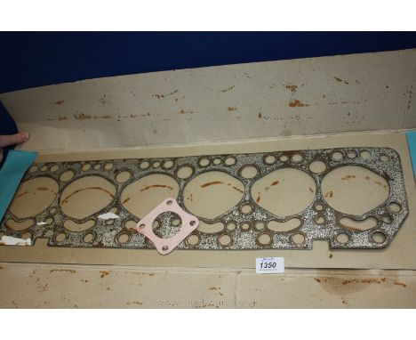 A new old stock Cylinder Head Gasket believe for B.M.C. ''C'' series six cylinder engine (Austin Healey/3 litre/M.G.C., etc.)