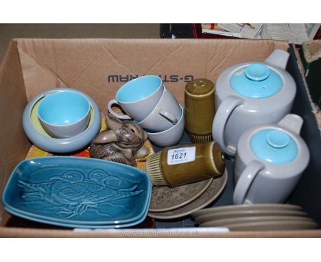 A quantity of various Poole items including Rabbit, animal decorated dishes, etc.