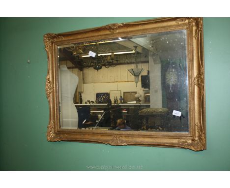 A gilt framed Mirror