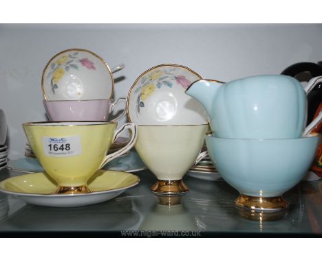 A Colorware Pastel Tea Service