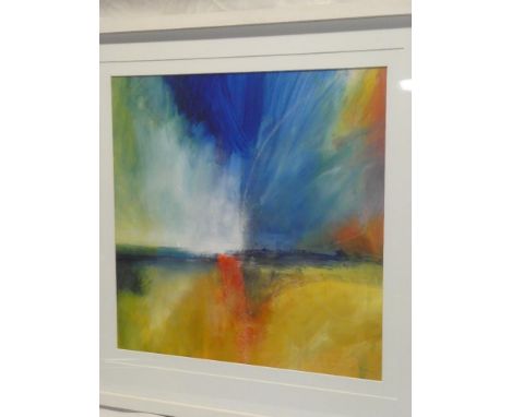 Glyn Macey - mixed media"Point Of Light", signed, inscribed to verso 19" x 19"