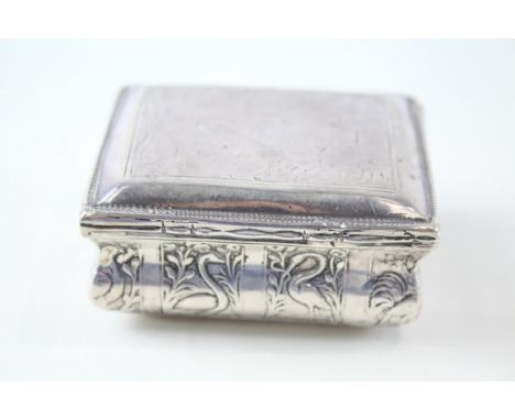 .950 Silver Snuff / Tobacco Box