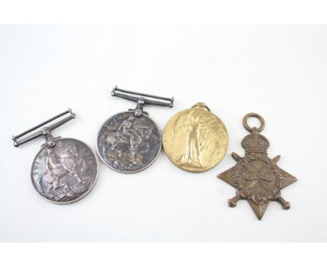 WW1 Medals, 1914-15 Star 374 Gnr Gosling RFA, War 20463 Pte Johnson G.Gds x 4