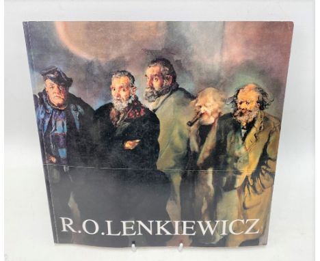 Book - R. O. Lenkiewicz, signed in pen by the artist, pbl. White Lane Press 1997.