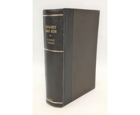 Book - Dickens, Charles - 'Dombey and Son' 1848 First Edition in book form, illustrations by H.K. Browne, publ. Bradbury and 