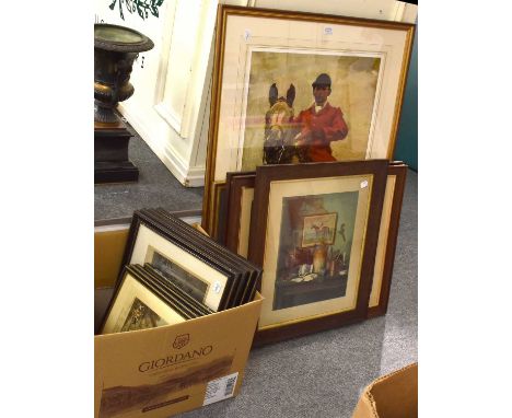 After Cecil Alden"The Connoisseurs"Colour print, together with a further work by the same hand and a quantity of prints all o