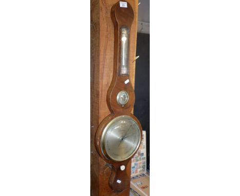 19th c. barometer (A/F) by Schmalcalder of London