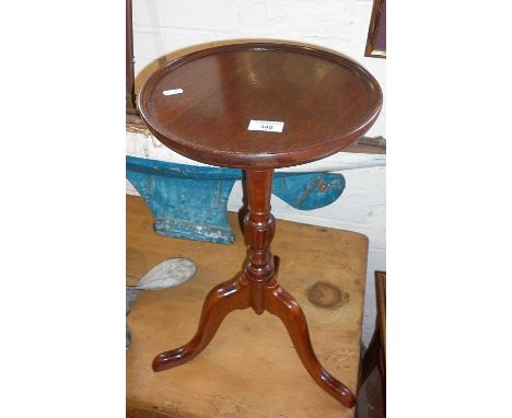 Mahogany tripod wine table