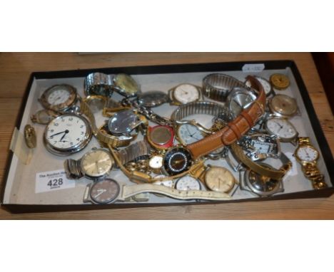 Collection of vintage watches, inc. Worltime, Ingersoll, Timex, Astra, Kienzle, etc.