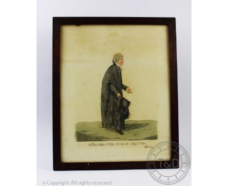 Manner of George Fennel Robson, Pencil and watercolour, Landscape Hastings Sussex, 12cm x 19cm, Framed and glazed, with anoth