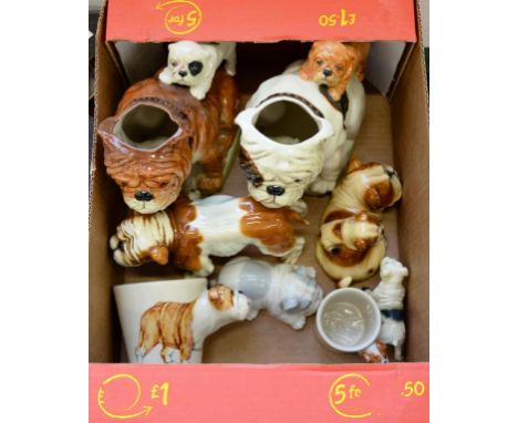 A QUANTITY OF GOEBEL AND OTHER MODELS OF BULLDOGS