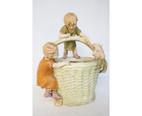 Amphora rare child figure planter 